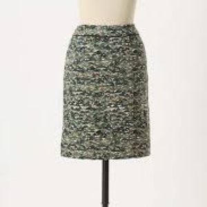 Anthropologie Green Mountain Skirt